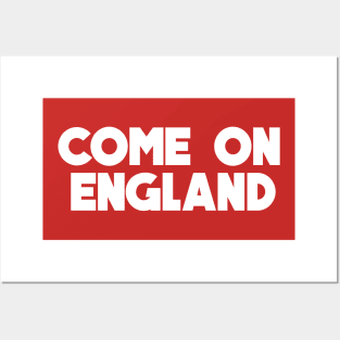 Come On England Posters and Art